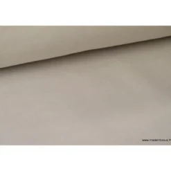 Tissu sergé coton lourd beige 300gr/m²