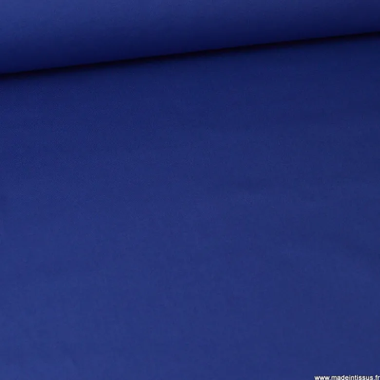 Tissu sergé coton lourd bleu denim 300gr/m²