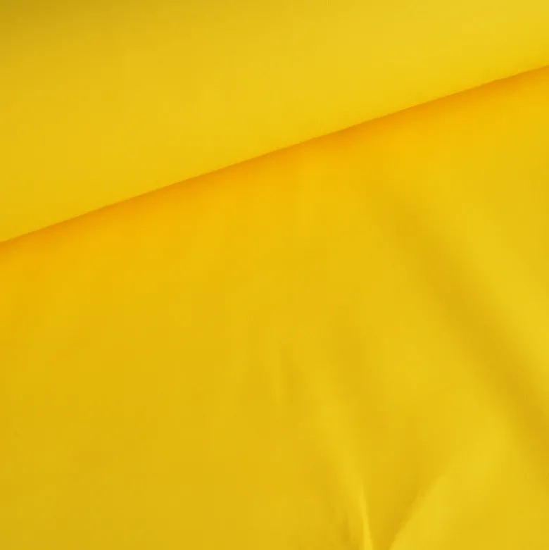Tissu sergé coton lourd jaune 300gr/m²
