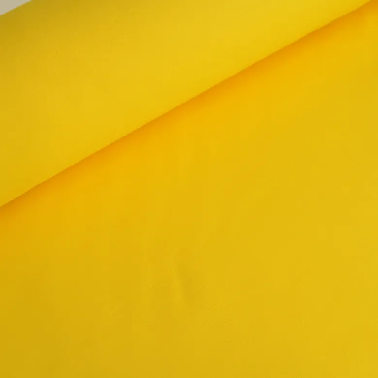 Tissu sergé coton lourd jaune 300gr/m²
