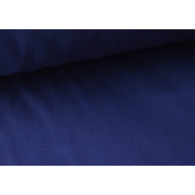 Tissu sergé coton lourd marine 300gr/m²
