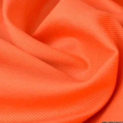 Tissu sergé coton lourd orange 300gr/m²