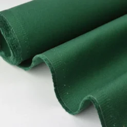 Tissu sergé coton lourd vert 300gr/m²