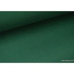 Tissu sergé coton lourd vert 300gr/m²