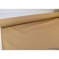 Tissu sergé coton mi-lourd beige260gr/m²