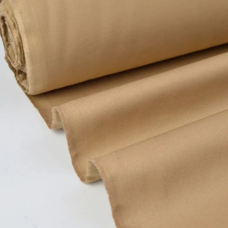 Tissu sergé coton mi-lourd beige260gr/m²