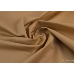 Tissu sergé coton mi-lourd beige260gr/m²