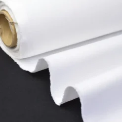 Tissu sergé coton mi-lourd blanc 260gr/m²