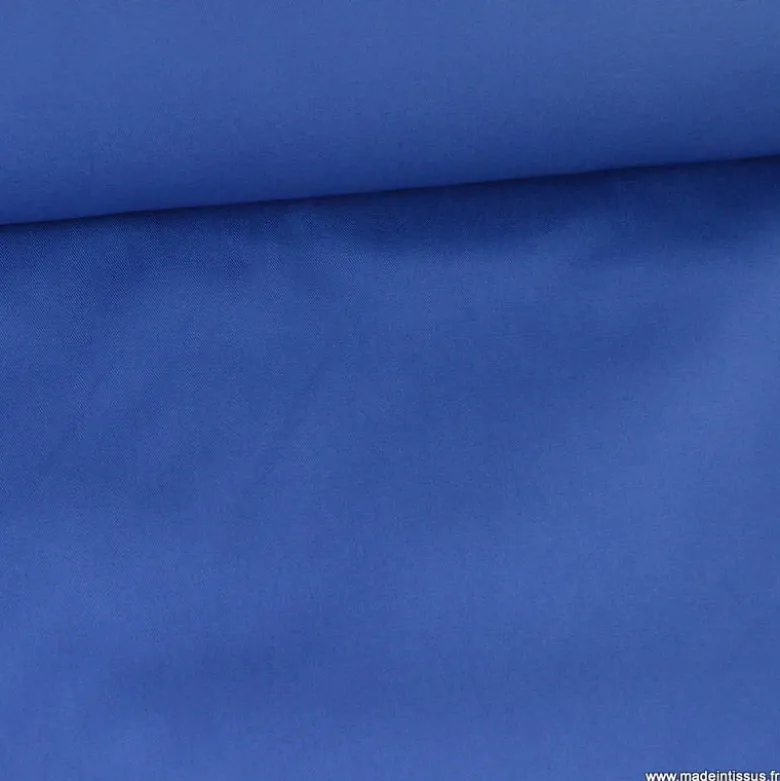Tissu sergé coton mi-lourd bleu Indigo 260gr/m²