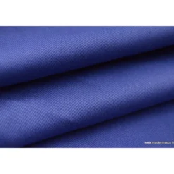 Tissu sergé coton mi-lourd bleu denim 260gr/m²