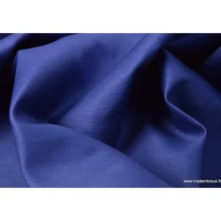 Tissu sergé coton mi-lourd bleu denim 260gr/m²