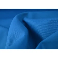Tissu sergé coton mi-lourd bleu pétrole 260gr/m²