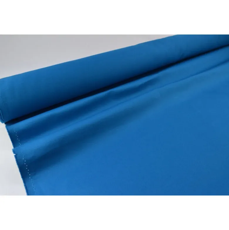 Tissu sergé coton mi-lourd bleu pétrole 260gr/m²