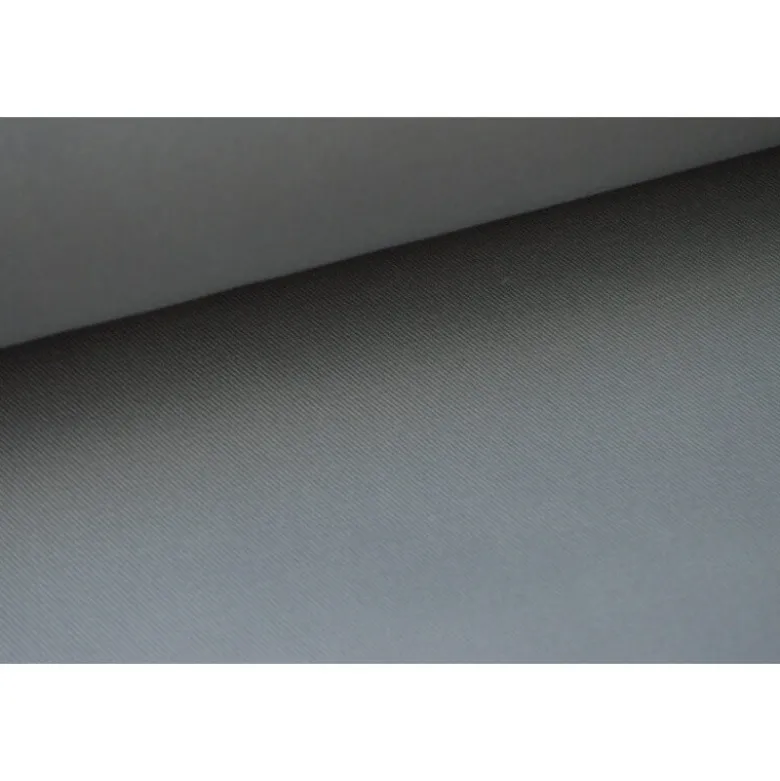 Tissu sergé coton mi-lourd gris 260gr/m²