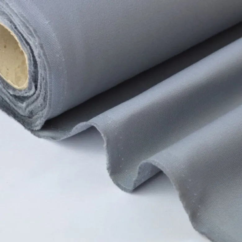 Tissu sergé coton mi-lourd gris 260gr/m²