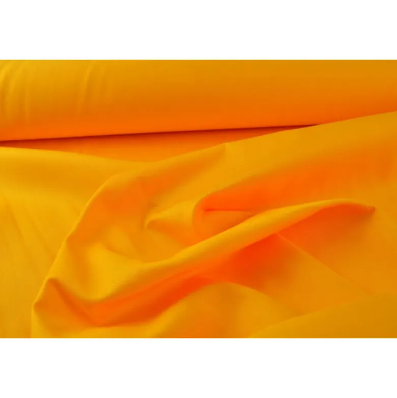 Tissu sergé coton mi-lourd moutarde 260gr/m²
