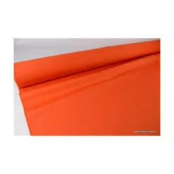 Tissu sergé coton mi-lourd Orange 260gr/m²