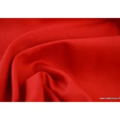 Tissu sergé coton mi-lourd rouge260gr/m²