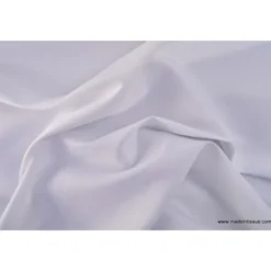 Tissu sergine blanc pour robe de mariée
