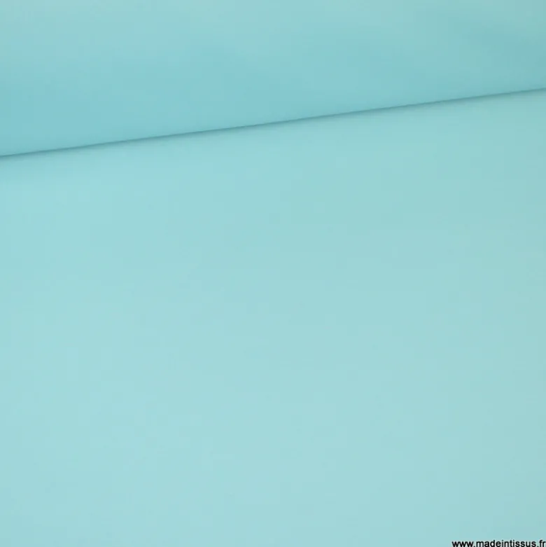 Tissu sergine turquoise pour robe de mariée