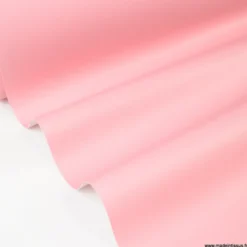 Tissu Simili cuir ameublement rigide Rose