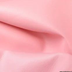 Tissu Simili cuir ameublement rigide Rose