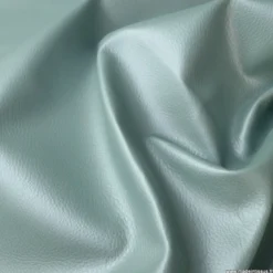 Tissu Simili cuir ameublement rigide Céladon