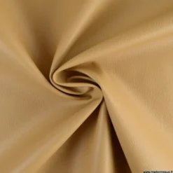 Tissu simili cuir Beige