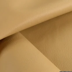Tissu simili cuir Beige
