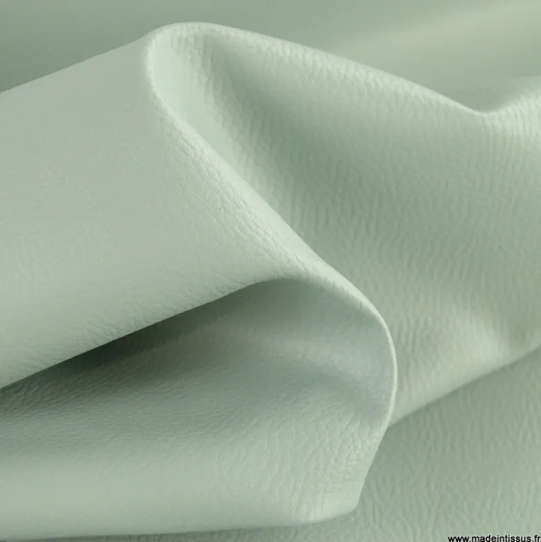 Tissu Simili cuir Karia coloris Brume