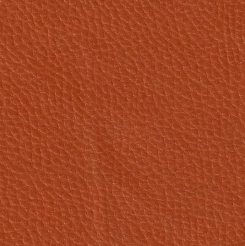 Tissu Simili cuir Karia coloris Sienne