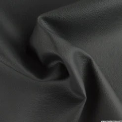 Tissu simili cuir, non feu, pour sellerie automobile anthracite