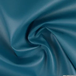 Tissu simili cuir Paon