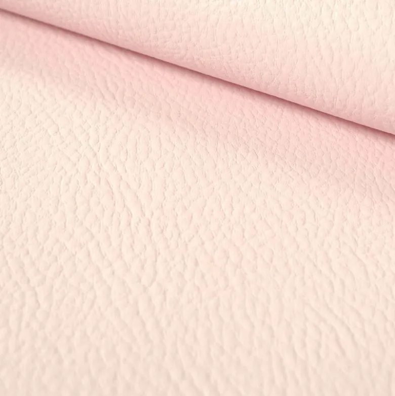 Tissu simili cuir Rose Blush