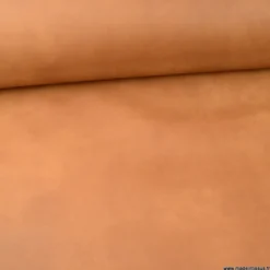 Tissu simili cuir vieilli coloris Fauve