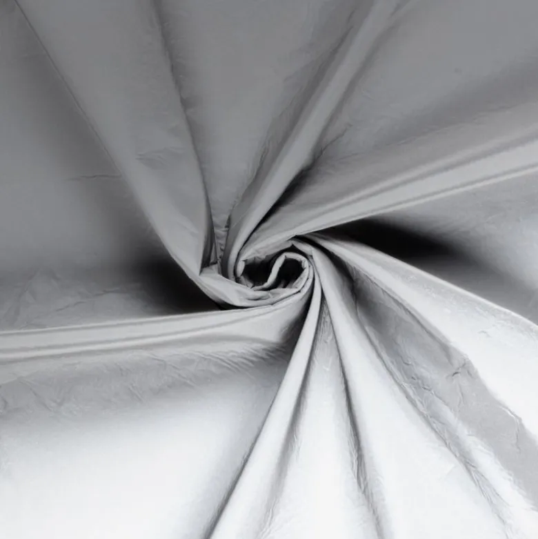 Tissu Softshell rétro-réfléchissant gris