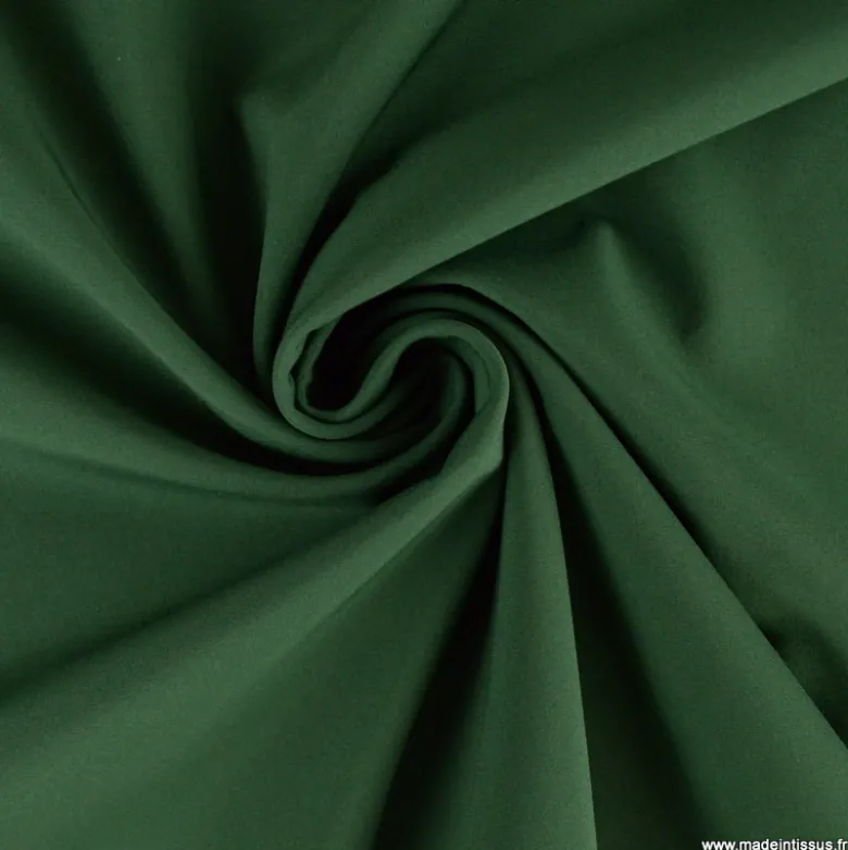 Tissu Softshell vert bouteille