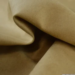 Tissu suédine beige foncé pour siège automobile et ameublement