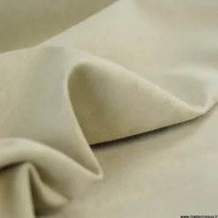 Tissu suédine écru foncé pour siège automobile et ameublement