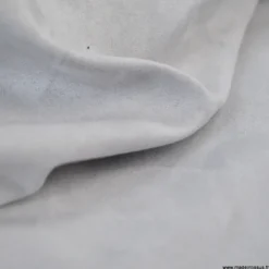 Tissu suédine gris clair pour siège automobile et ameublement