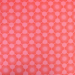 Tissu Sweat French terry Sweat motif fleurs fond rose - OEKO TEX