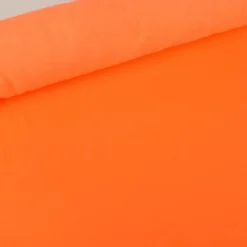 Tissu sweat molleton américain Orange fluo - Largeur 190 cm