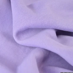 Tissu sweat molleton américain Parme - Largeur 190 cm