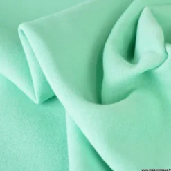 Tissu sweat molleton américain Menthe - Largeur 190 cm