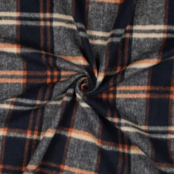 Tissu Tartan Écossais Loch Ness – Bleu marine