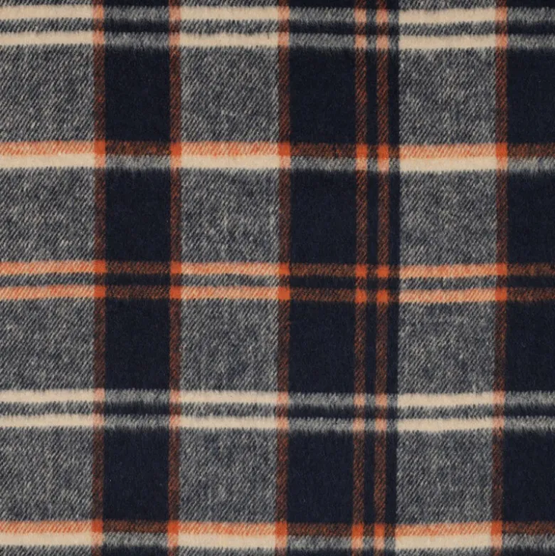 Tissu Tartan Écossais Loch Ness – Bleu marine