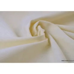 Tissu toile aspect lin écru Téflon