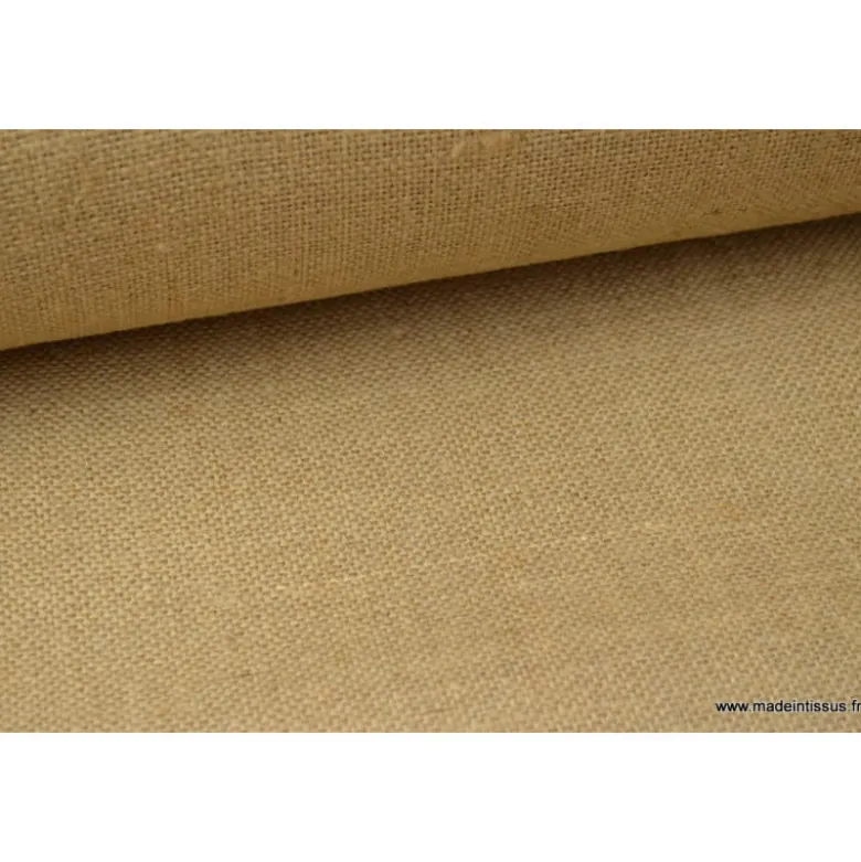 Tissu Toile de Jute Naturel