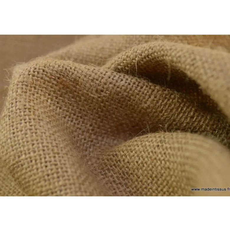 Tissu Toile de Jute Naturel