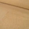 Tissu Toile de Jute Naturel contrecollée d'un film plastique